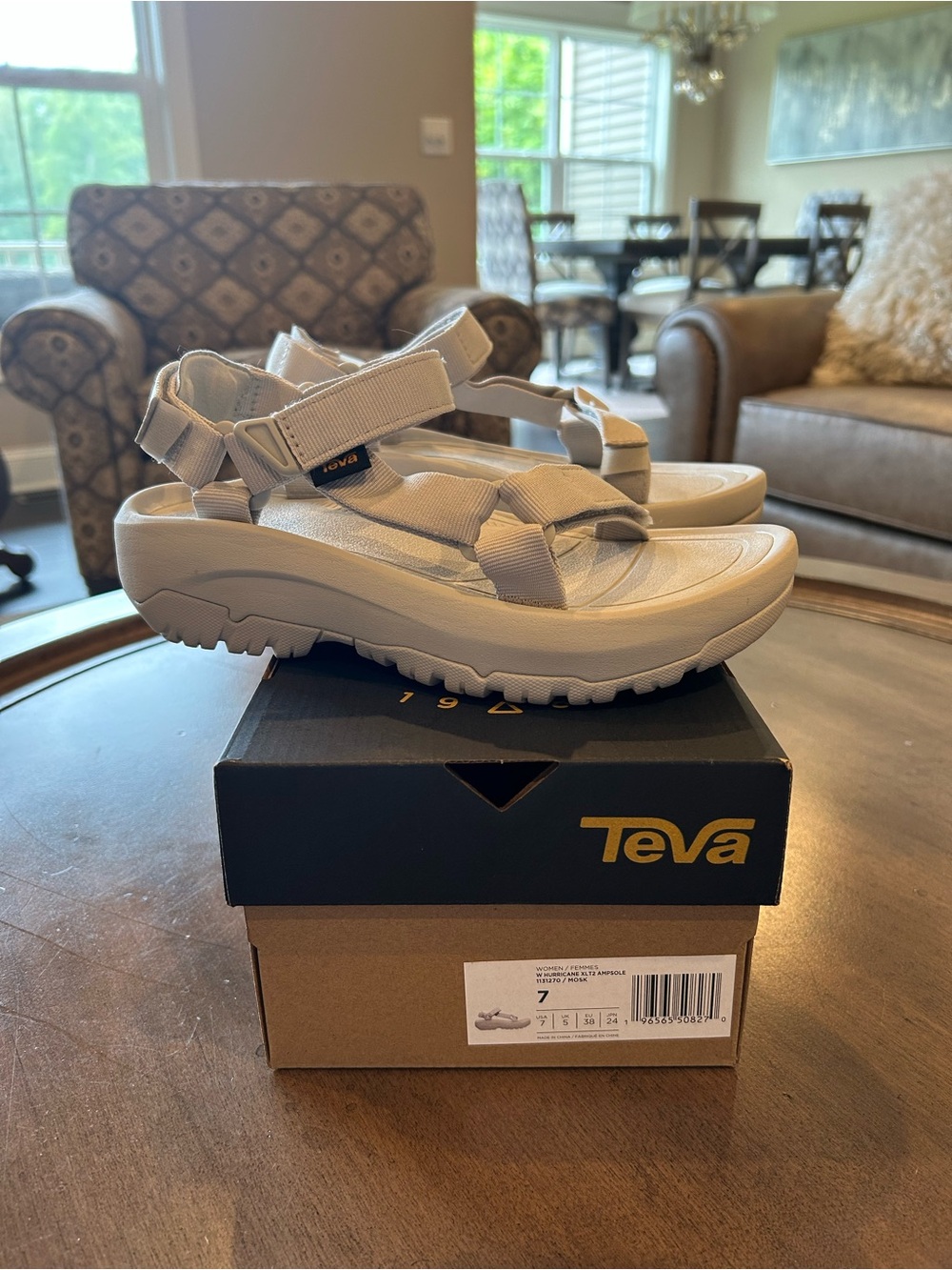 Teva Hurricane XLT2 Ampsole Mosk Grey Size 7 - Picture 5 of 12